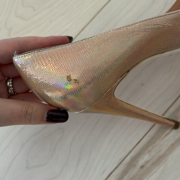 GIAMBA holographic pink pumps - size 8 - Picture 5 of 8